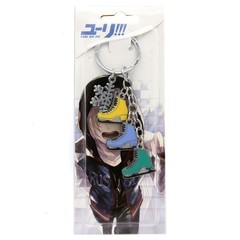 SKATE SHOES Yuri on Ice 1 in. 4 Pcs. Key Chain Set (Anime KeyChain Charm)