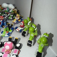 HUGE Super Mario 57 Pc Lot Figures & Racers Mario Luigi Nintendo