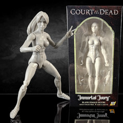 Immortal Ivory Female Court of the Dead Action Figure Blank 1:18th Scale