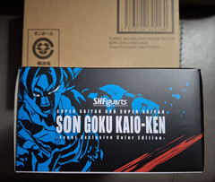 SH Figuarts Dragonball Z Super Saiyan God Son Goku Kaio-Ken Event Exclusive Edit