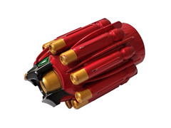 BANDAI DX Tensouder & Gosei Cards + 2 Weapons Power Rangers Megaforce Goseiger