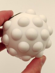 Pokemon Nintendo Knobby Silicone Purple Pokeball Stress Ball, Fidget Ball