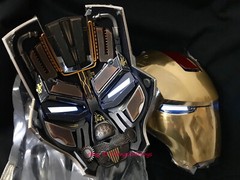 MANDO Iron Man 1/1 Life Size MARK2 Mask helmet Prop Licensed LED Decorate New