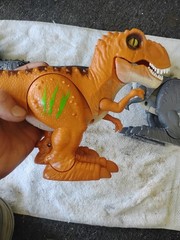 Zuru T-Rex Dinasours 12″ Walking Sounds Roars Mouth Opens Shuts Walks,Lot 3 New