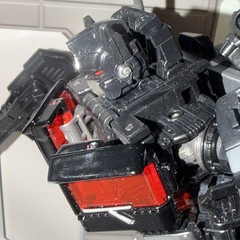 Transformer Nemesis Optimus Prime Black Silver Blue Complete Description 8 Inch