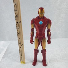 Iron Man Red Gold Plastic Action Figure Marvel Comics Hasbro 2014 11.5”