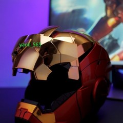 Iron Man 1:1 MK5 Jarvis Deformable Voice Control Wearable Helmet Christmas Mask-