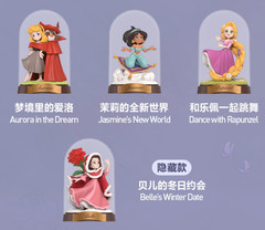 Anthentic Disney Princess Creace Your World Series Blind Box Confirmed Figure