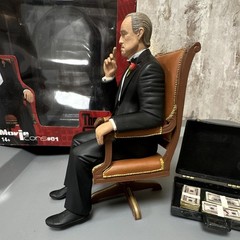 NECA Movie Icons #01 Vito Corleone The Godfather Action Figure Chair Case