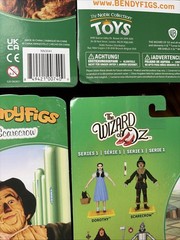 ACTION FIGURE SET COMPLETE 4 PC SET THE WIZARD OF OZ BENDYFIGS NIB