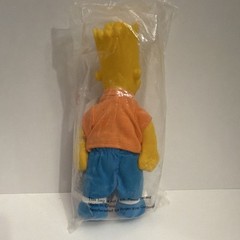 Burger King The Simpsons Bart Simpson Plastic/Fabric Figure w/ Shield
