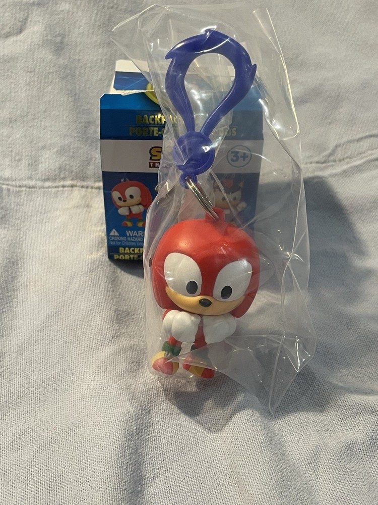 NEW Open Box Sonic the Hedgehog Backpack Hangers 24K Gold Edition – Knuckles