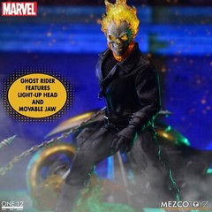 Mezco Toyz One:12 In StockMarvel Ghost Rider And Hell Cycle 1/12 Action Figure