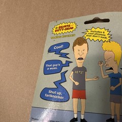MTV’s Beavis & Butt-Head Talking Keychain Includes 6 Cool Phrases Needs Battery