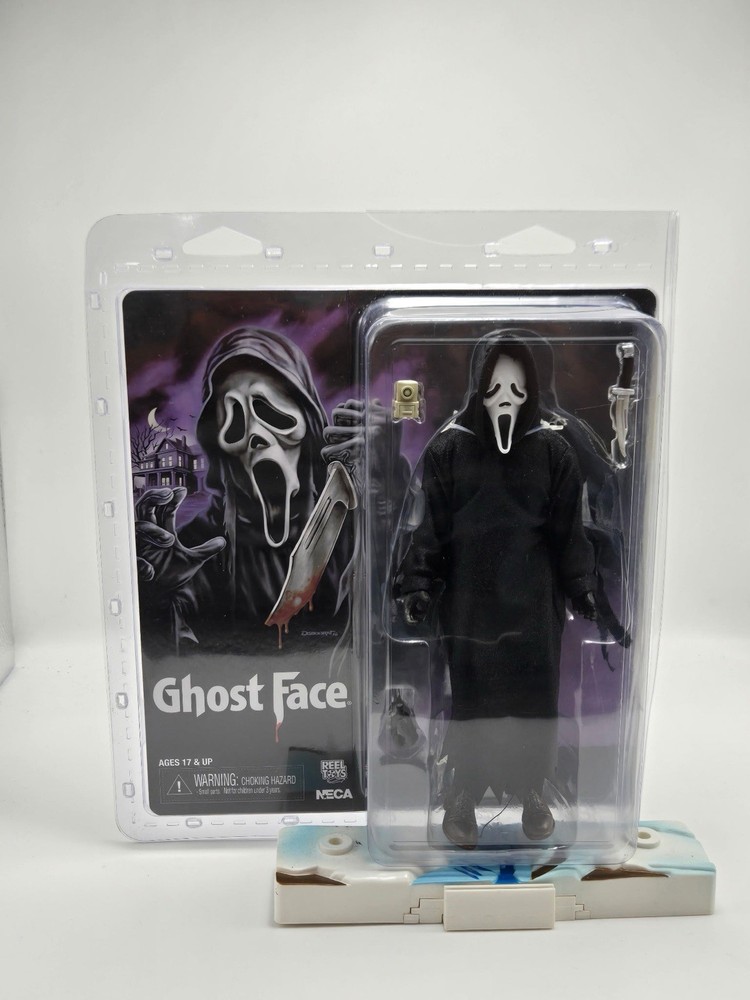 NECA Scream 4 Ghost Face Ghostface 8″ Clothed Retro Action Figure NEW Reel Toys
