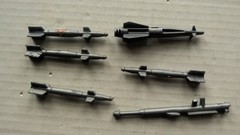 Vintage GI Joe Night Raven Parts & Pieces Lot 1986 Hasbro 80s Toy ARAH Cobra Jet