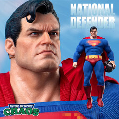 CHAOS 1/12 Action Figure – CHAOS-001 National Defender Super Hero 6″Toy IN DTOCK