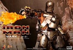 New/ HOT TOYS IRON MAN MARK I 2.0 Exclusive MMS168 (2012 SIDESHOW) 1/6 Figure