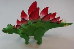 Used Loose Tested Lot of 2 Zuru Robo Alive Stegosaurus & T-Rex Dinosaurs #7132