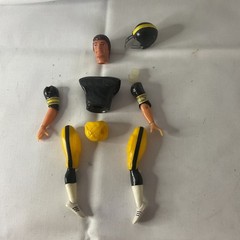 1977 NFL Action Team Mate Pro Sports Figure Pittsburgh Steelers Parts VTG