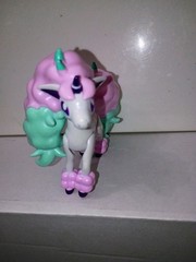 Galarian Ponyta Pokemon 3.5in Figure By Toy Wicked