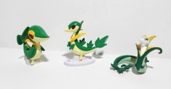 Tomy Officially Licensed Snivy, Servine & Serperior Evolution Toy Lot – New