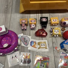 LankyBox Really Big Boxy 13”X 13” Mystery Storage Box With Accessories 27 In Lot