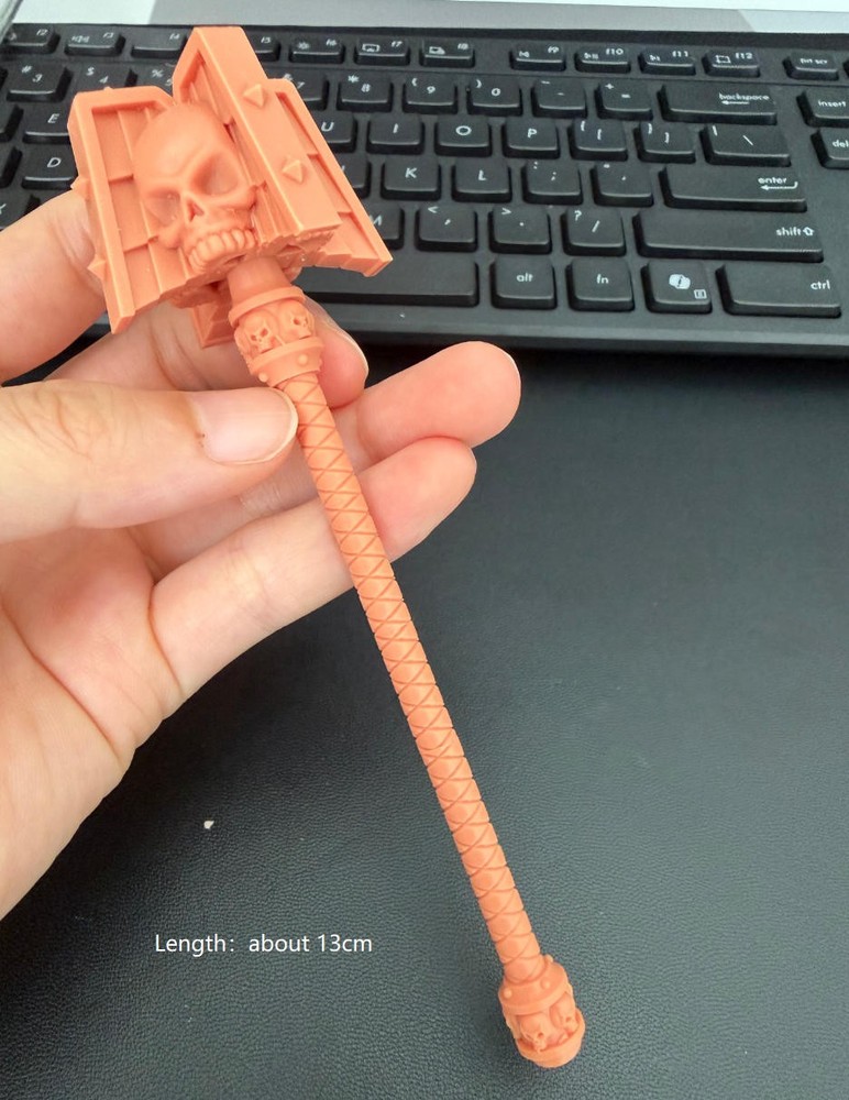 Unpainted Resin 3D Printed Axe Weapon Model For DIY Terminator Action Figure