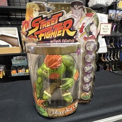 ReSaurus Street Fighter Action Figures Blanka Green Figure w/ Accessories 1999