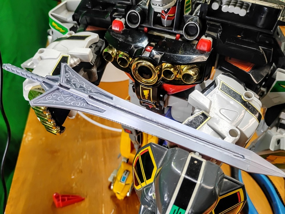 1993 MMPR Power Rangers Megazord Power Sword Reproduction