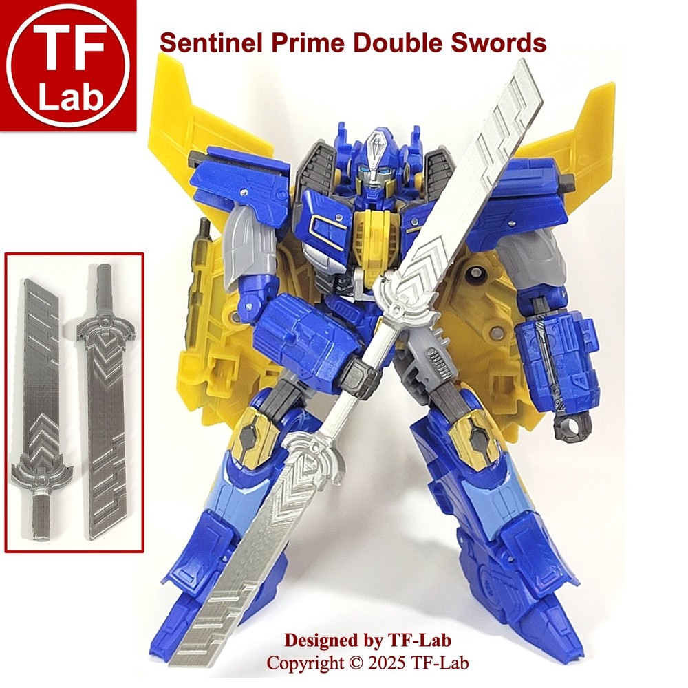 Double Swords Upgrade Kit for Transformers Studio Series One Sentinel Prime