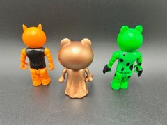 Roblox Lot- Copper Piggy, Dinopiggy and Piggy Foxy Action Figures by MiniToon