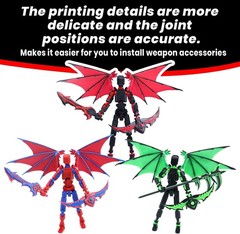 Dummy 13 Articulated Robot Figure – Customizable Accessories