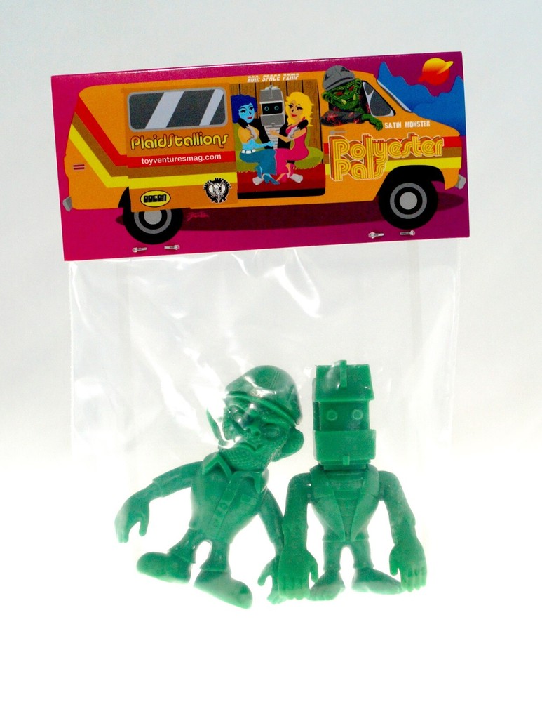Polyester Pals- Satin Monster & Ron: Space Pimp Green figures tomland