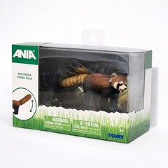 Tomy Ania Red Panda Vintage Animal Toy Figurine 3.5 Inches Long