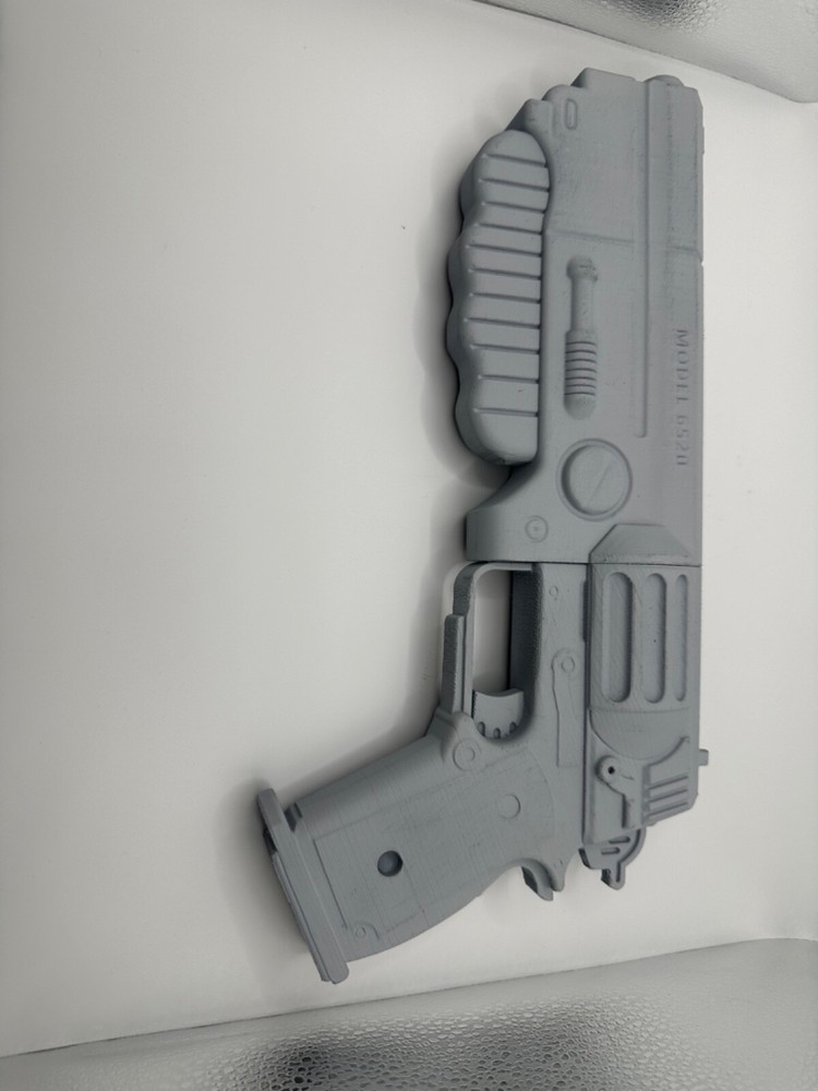 unpainted fallout inspired 10mm pistol