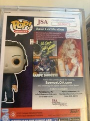 Funko Pop! Movies 4 Michael Myers Halloween (5autos)Signed JSA TT83064