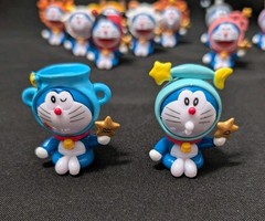 Doraemon Zodiac 11 Pcs Collectible Figures, Used