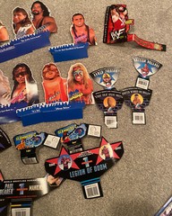 WWE WWF Jakks BCA Bone Crushing Action Insert Lot Stone Cold Razor Diesel Bret