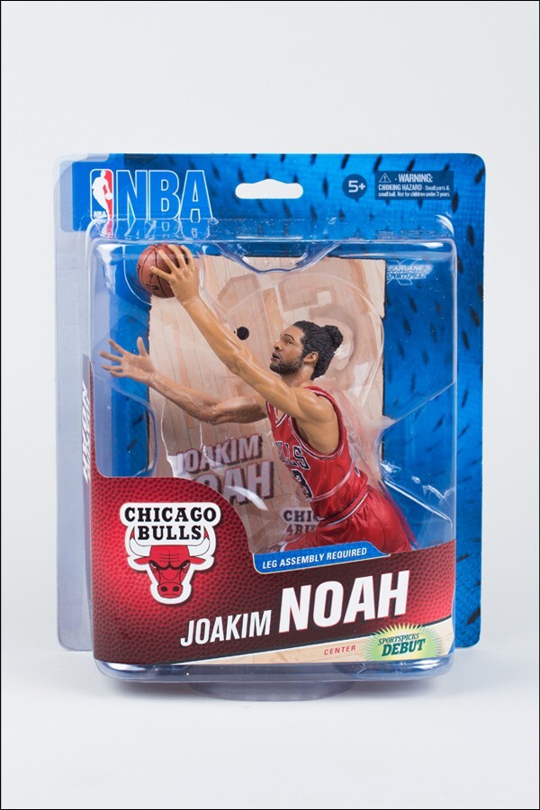 NBA SERIES 23 JOAKIM NOAH MCFARLANE RED JERSEY BULLS UNCIRCULATED CASE FRESH