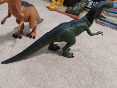 Mighty Megasaurs Electronic Walking T-Rex & Velociraptor – Roars Lights Up