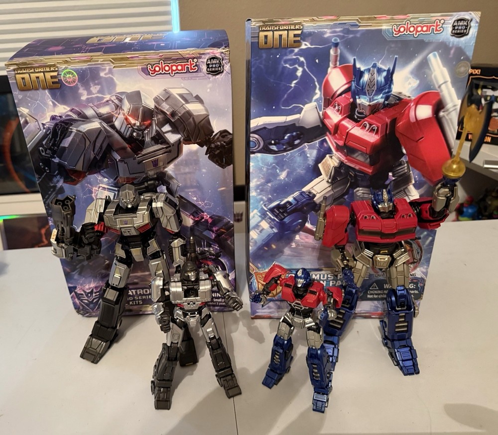 Yolopark AMK PRO Transformers One Final Form Optimus Prime Megatron Model Kits