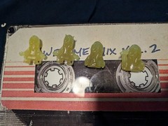 Glow in the Dark Yellow Ghostface Tiny Mights Culturefly mini figures