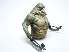 Rotta The Hutt Gladiator Custom Figurine Star Wars Inspired Hand Painted AU
