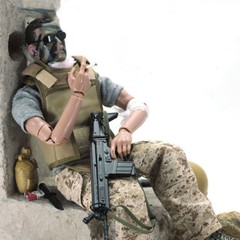 1/6 Special Force Wounded Soldier Action Figure Army Action Figures Playset Toys