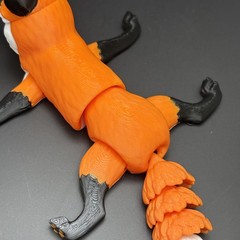 12cm Fox Posable Eco-friendly Safe Precision-printed Gift Toy 3DPrinted Ordinary