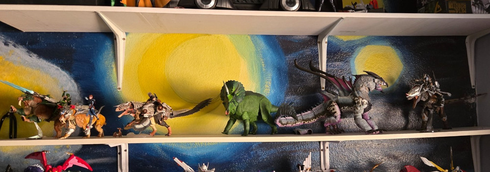 CYBERZOIC Wave 1 Lot Kuraokami Achillobator Allosaurus Smilodon COMPLETE