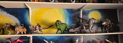 CYBERZOIC Wave 1 Lot Kuraokami Achillobator Allosaurus Smilodon COMPLETE