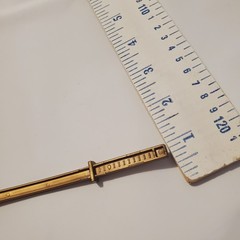 Vtg Mighty Morphin Power Rangers Deluxe Ninjor SWORD Gold Ninja Weapon Part MMPR