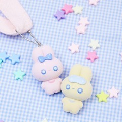 Blind Box Gashapon Bunny Bear Keychain Mystery Ball Japan 1 Random Mini Figure